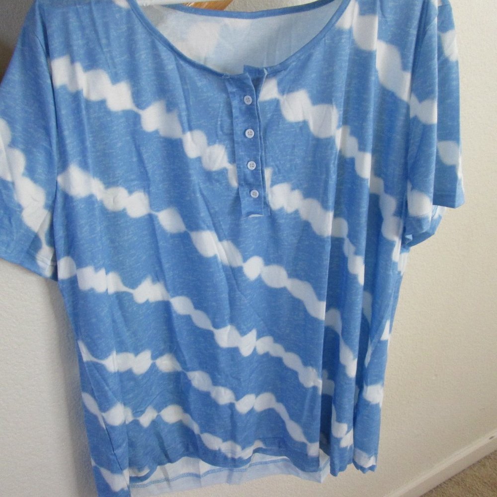 2 Shirts, Size 18, 1-gray 1-blue, Never worn